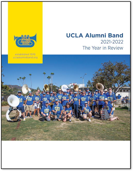 UCLA Alumni Band Year-End Summary 2021-2022